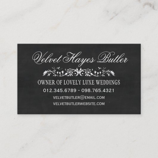 黒板の名刺 名刺 (正面)