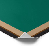 黒板の学校の教室をテスト ポスター (角)