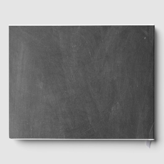 黒板の後ずっと幸せに結婚して ゲストブック (裏面)