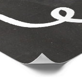 黒板の愛は甘いサイン ポスター (角)