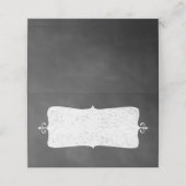 黒板の折り畳み座席表 プレイスカード (外部開封)