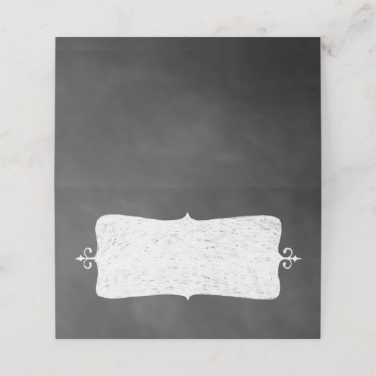 黒板の折り畳み座席表 プレイスカード (外部開封)