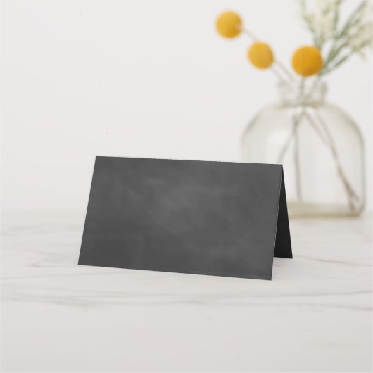 黒板の折り畳み座席表 プレイスカード (裏面)