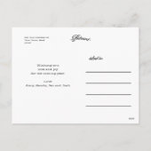 黒板の明けましておめでとうの休日の写真の郵便はがき シーズンポストカード (裏面)