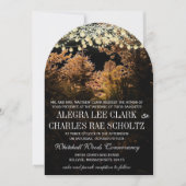 黒板の森ロマンチックツリー結婚式招待状 招待状 (正面)