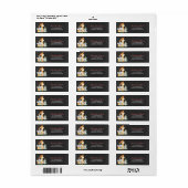 黒板の水柱かわいいジャングルの動物 ラベル (フルシート)