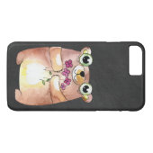 黒板の熊 Case-Mate iPhoneケース (裏面(横))