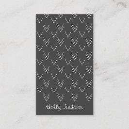 黒板の矢の名刺 名刺