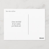 黒板の矢印で「卒業式の日程を保存して」 ポストカード (裏面)