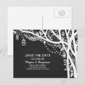 黒板の石工のジャースの石灯が日付を保存 案内ポストカード (正面/裏面)