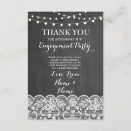 黒板の素朴な冬の黒板のレースありがとう サンキューカード