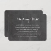 黒板の素朴な希望の健康な結婚式の挿入物カード エンクロージャーカード (正面/裏面)