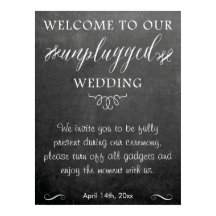 黒板の結婚看板ポスター