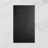 黒板の背景の垂直モダンプロフェッショナル 名刺 (裏面)