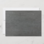 黒板の花嫁メイド・オブ・オーナー(花嫁付き添い人)おもしろい 招待状 (裏面)