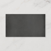 黒板の花屋の名刺の水彩画 名刺 (裏面)