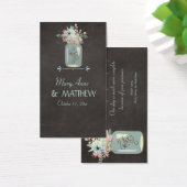 黒板の花素朴メイスンジャーモダンフローラ (デスク)