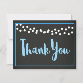 黒板の青は| BBQのベビービール感謝していしています サンキューカード