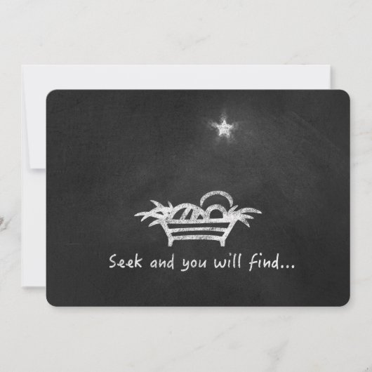 黒板の飼い葉桶 シーズンカード (正面)