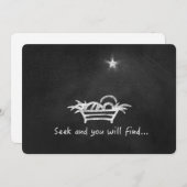 黒板の飼い葉桶 シーズンカード (正面/裏面)