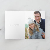 黒板は写真の挨拶状を望みます シーズンカード (内部)