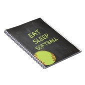 黒板は睡眠のソフトボールを食べます ノートブック (右側)