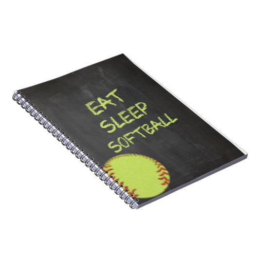黒板は睡眠のソフトボールを食べます ノートブック (右側)