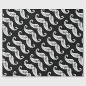 黒板ひげ包装紙 ラッピングペーパー (フラット)