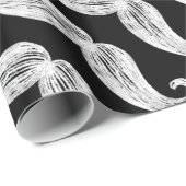 黒板ひげ包装紙 ラッピングペーパー (ロールコーナー)