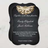 黒板ひまわりインスパイアの結婚数 セーブザデート (正面/裏面)