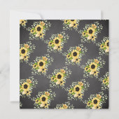 黒板ひまわり移動告知 招待状 (裏面)