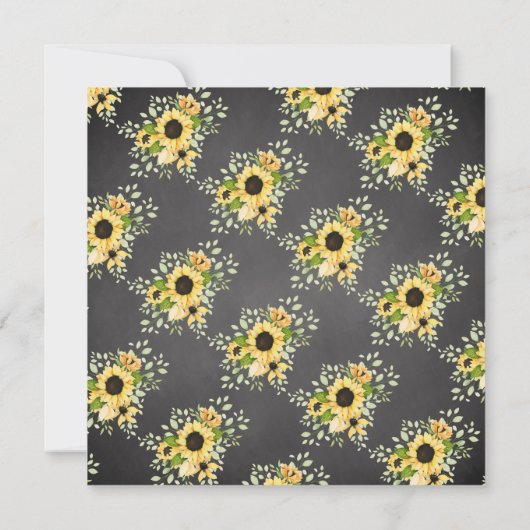 黒板ひまわり移動告知 招待状 (裏面)