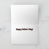 黒板へのオマージュ: 私はパパが好き ❤️ カード (内部)