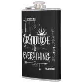 黒板への感謝は全て自己に注意する フラスク (左)