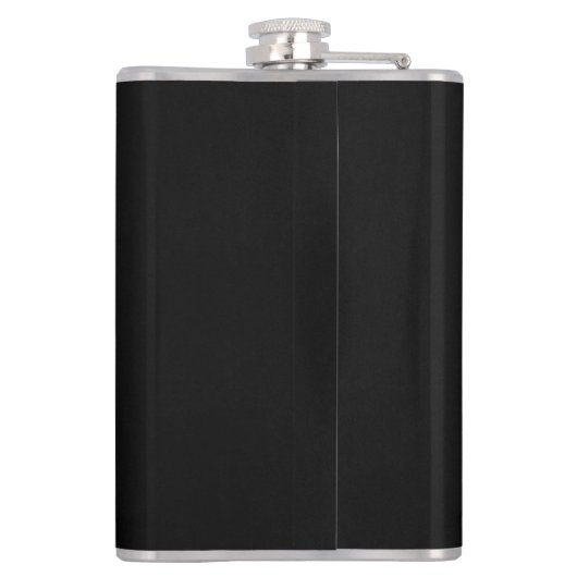 黒板への感謝は全て自己に注意する フラスク (裏面)