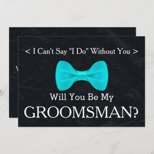 黒板を使えば俺の黒幕だ 招待状 (正面/裏面)