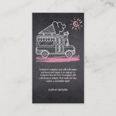 黒板アイスクリームトラック赤ちゃんシャワー エンクロージャーカード (正面)