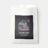 黒板アイスクリームトラック赤ちゃんシャワー フェイバーバッグ (正面)