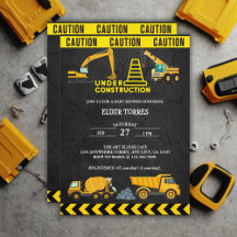 黒板アンダー建築ベビーシャワー