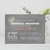 黒板アートの招待状 招待状 (スタンド正面)