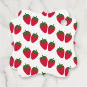 黒板イラストのイチゴジャム好意タグ フェイバータグ (裏面)