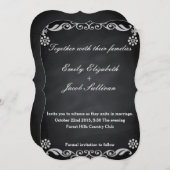 黒板インスパイア結婚の セーブザデート (正面/裏面)