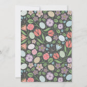 黒板イースターエッグ狩りとブランチ 招待状 (裏面)