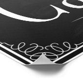 黒板ウェディングパーティー 「彼らにケーキを食べさせて」 プリント (角)