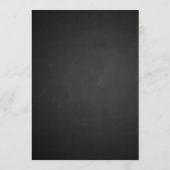 黒板ウェディング　５つの写真 | サンクススクリプト サンキューカード (裏面)