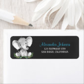 黒板ウォーターカラーエレファントボーイ ラベル (インサイチュ)