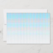 黒板ウォータールコルかわいいサファリジャングルベビーシャワー 招待状 (裏面)