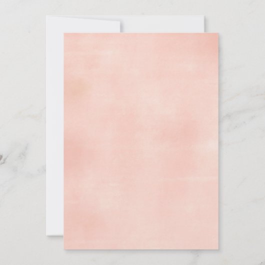 黒板ウッドランドディアベビーシャワー招待状 招待状 (裏面)