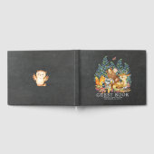 黒板ウッドランドベビーシャワーゲストブック ゲストブック (全面)