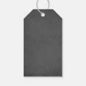 黒板エレファントベイビーシャワー好意ギフトラベル ギフトタグ (裏面)